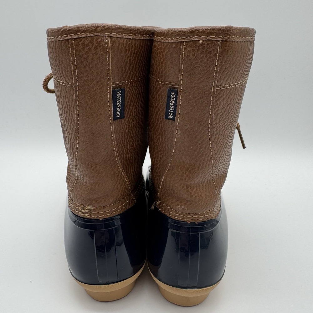 JBU BY JAMBU Womens 8M Navy Waterproof Maplewood Lace-Up Duck Boots B9MAW73 - Picture 7 of 15